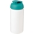 Baseline® Plus grip 500 ml Sportflasche mit Klappdeckel wit/aqua
