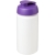 Baseline® Plus grip 500 ml Sportflasche mit Klappdeckel wit/paars