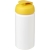 Baseline® Plus grip 500 ml Sportflasche mit Klappdeckel wit/geel