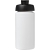 Baseline® Plus grip 500 ml Sportflasche mit Klappdeckel wit/zwart