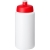 Baseline® Plus grip 500 ml Sportflasche mit Sportdeckel wit/ rood
