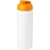 Baseline® Plus grip 750 ml Sportflasche mit Klappdeckel wit/oranje