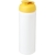 Baseline® Plus grip 750 ml Sportflasche mit Klappdeckel wit/geel