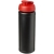 Baseline® Plus grip 750 ml Sportflasche mit Klappdeckel zwart/rood