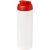 Baseline® Plus grip 750 ml Sportflasche mit Klappdeckel transparant/rood