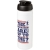 Baseline® Plus grip 750 ml Sportflasche mit Klappdeckel wit/zwart