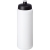 Baseline® Plus grip 750 ml Sportflasche mit Sportdeckel wit/ zwart