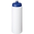 Baseline® Plus grip 750 ml Sportflasche mit Sportdeckel wit/ blauw