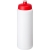 Baseline® Plus grip 750 ml Sportflasche mit Sportdeckel wit/ rood
