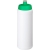 Baseline® Plus grip 750 ml Sportflasche mit Sportdeckel wit/ groen