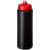 Baseline® Plus grip 750 ml Sportflasche mit Sportdeckel zwart/ rood