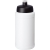 Baseline Recycelte Sportflasche, 500 ml wit/zwart