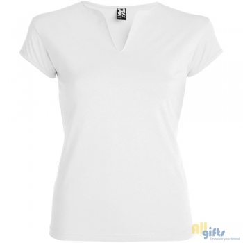 Bild des Werbegeschenks:Belice damesshirt met korte mouwen