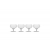 Billi Coupe Glas 300 ml 4er-Set transparant