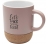 Billie 300 ml Sublimation Keramiktasse mit Korkdetails 