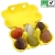 Bio-Schokoladen-Ei-Box gelb diverse