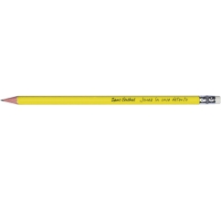 Bleistift mit Radiergummi Isaac bedrucken