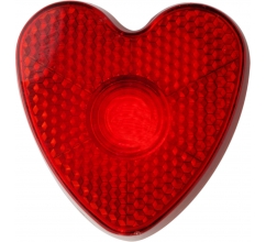 Blinkleuchte 'Heart' aus Kunststoff bedrucken