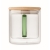 Borosilikatglas 300 ml transparant groen