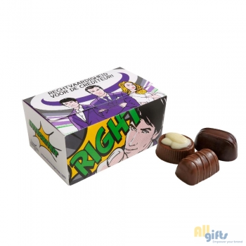 Bild des Werbegeschenks:Box mit Belgische Schokolade Pralinen