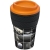 Brite-Americano® 350 ml Isolierbecher mit Schutzring Reifen-Design oranje