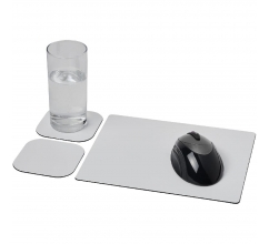 Brite-Mat® Mousepad- und Untersetzer-Set 3 bedrucken