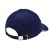 Brushed twill cap navy/wit
