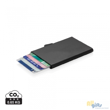 Bild des Werbegeschenks:C-Secure Aluminium RFID Kartenhalter