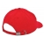 Canvas sandwich cap rood/wit