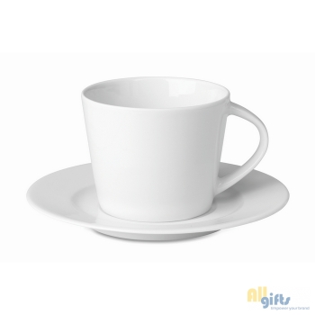 Bild des Werbegeschenks:Cappuccino Tasse und Untertasse