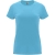 Capri damesshirt met korte mouwen turquoise