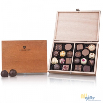 Bild des Werbegeschenks:ChocoClassic - Pralines Pralines in een houten kistje
