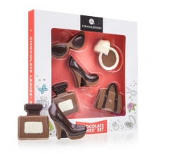 Chocolade dames setje Chocolade figuurtjes bedrucken