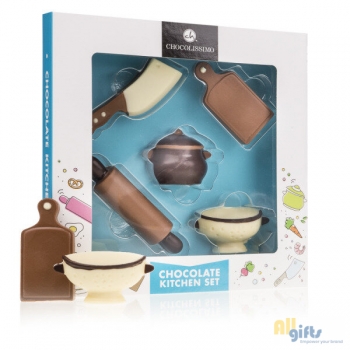 Bild des Werbegeschenks:Chocolade keukensetje Chocolade figuurtjes