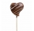 Chocolade lolly - Hart - Melkchocolade Chocolade lolly