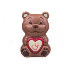 Chocolade Teddy Beer voor Valentijn Chocolade figuurtje bedrucken