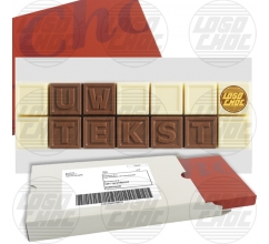 Chocolade telegram 14 Post bedrucken