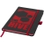 Colour-Edge A5 Hard Cover Notizbuch zwart/rood