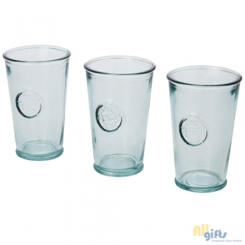 Bild des Werbegeschenks:Copa 300 ml 3-teiliges Set aus recyceltem Glas