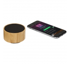 Cosmos Bluetooth® Lautsprecher aus Bambus bedrucken