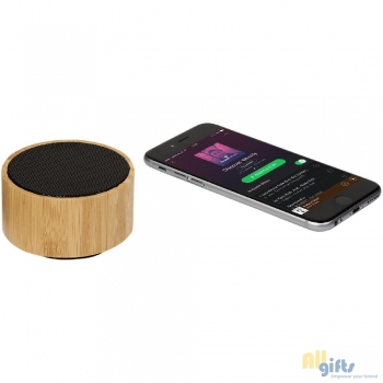 Bild des Werbegeschenks:Cosmos Bluetooth® Lautsprecher aus Bambus