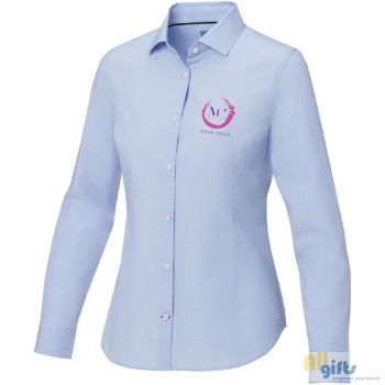 Bild des Werbegeschenks:Cuprite Langarm Shirt aus GOTS-zertifizierter Bio-Baumwolle für Damen