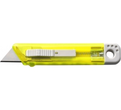 Cutter-Messer mit Federkernautomatik aus Kunststoff Griffin bedrucken