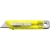 Cutter-Messer mit Federkernautomatik aus Kunststoff Griffin geel