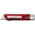 Cutter-Messer mit Federkernautomatik aus Kunststoff Griffin rood