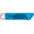 Cutter-Messer mit Federkernautomatik aus Kunststoff Griffin lichtblauw