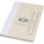 Dairy Dream A5 Notizbuch und Kugelschreiber-Set aus recyceltem Milchkarton wit