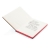 Deluxe Hardcover A5 Notizbuch mit coloriertem Beschnitt rood