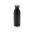 Deluxe Wasserflasche aus RCS recyceltem Stainless-Steel zwart