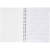 Desk-Mate® A5 Notizbuch mit Kunststoff Cover und Spiralbindung wit